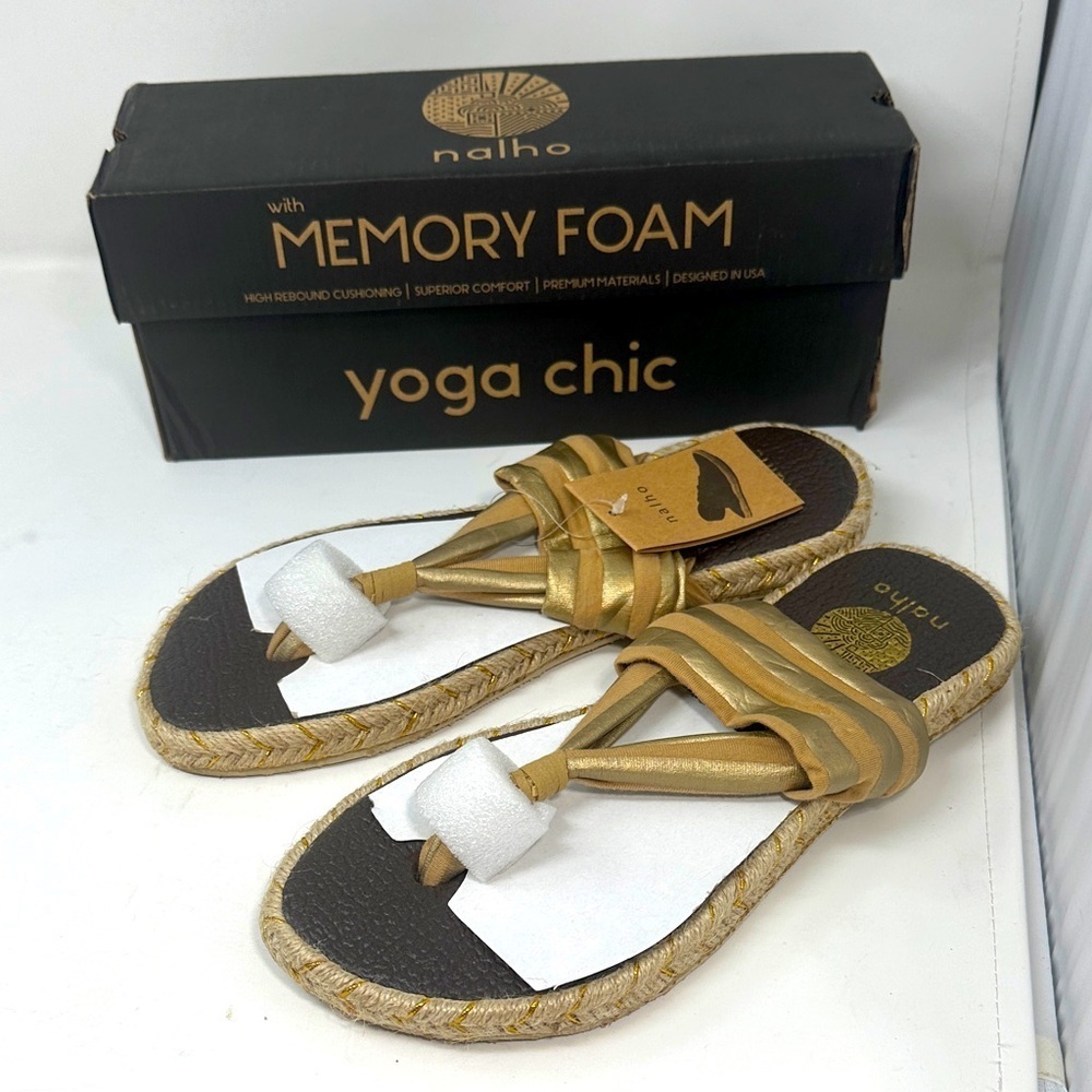 Nalho Memory foam sandals Size 9